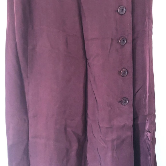 WILFRED Red Midi button-down Slit Skirt - Picture 8 of 17